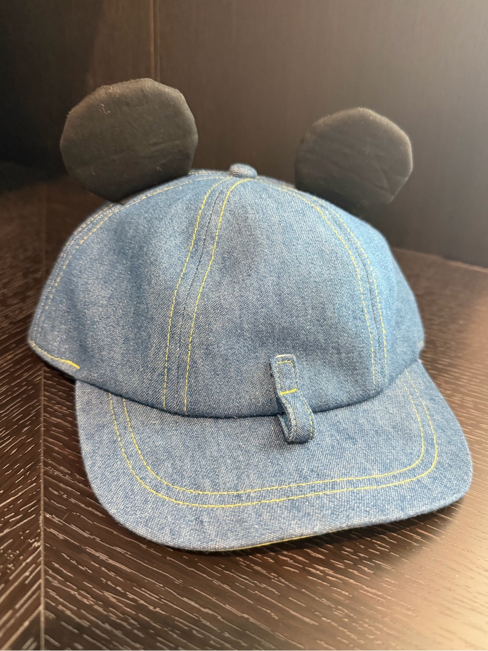 Mikey Kids Denim Mikey Ear Cap - Blue Jean colored